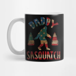 4th Of July Father's Day Funny Dad Gift - Daddy Sasquatch Mug